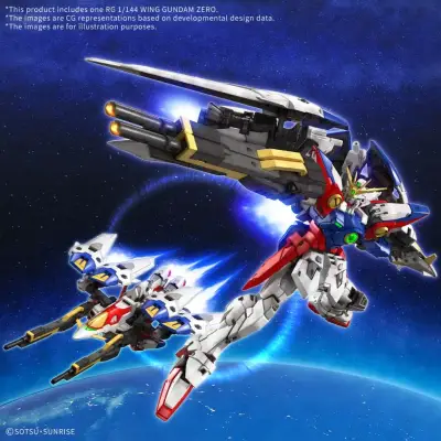 Maquette Gundam rg wing zero tv version 1/144